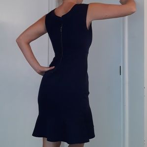 The Limited navy blue midi dress